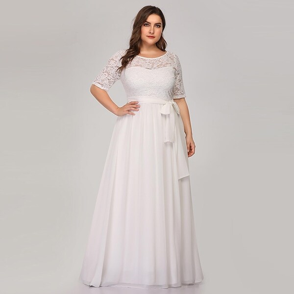 lace maxi dress plus size