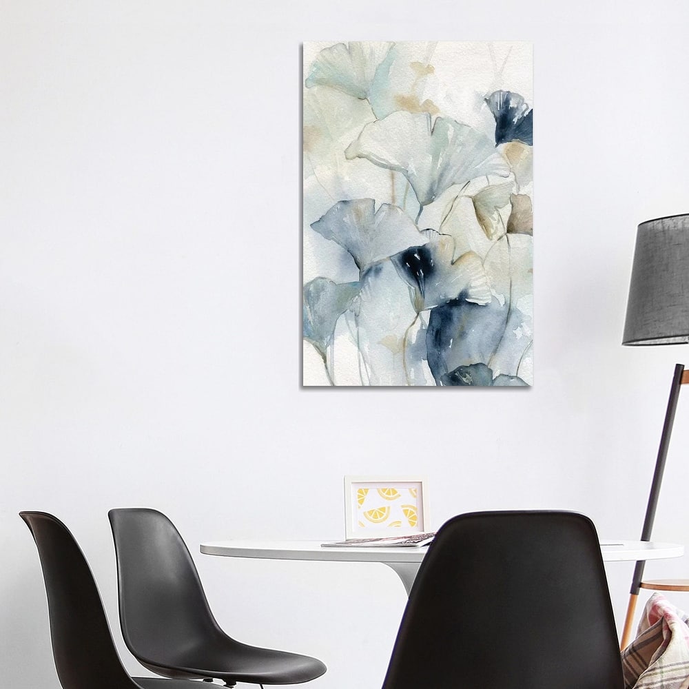 iCanvas "Indigo Gingko I" by Carol Robinson Canvas Print