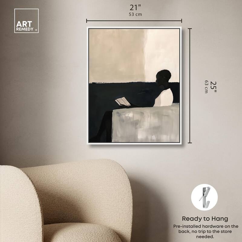 Void Reader III Canvas by Art Remedy