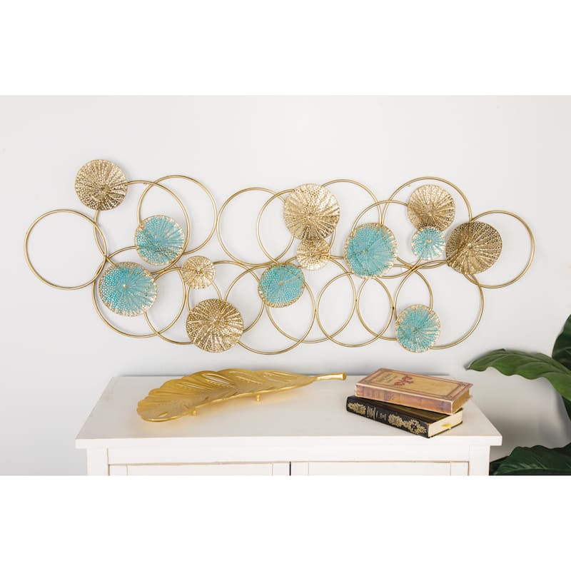 Metal Geometric Wall Decor - Rose Gold - Roche River Decor