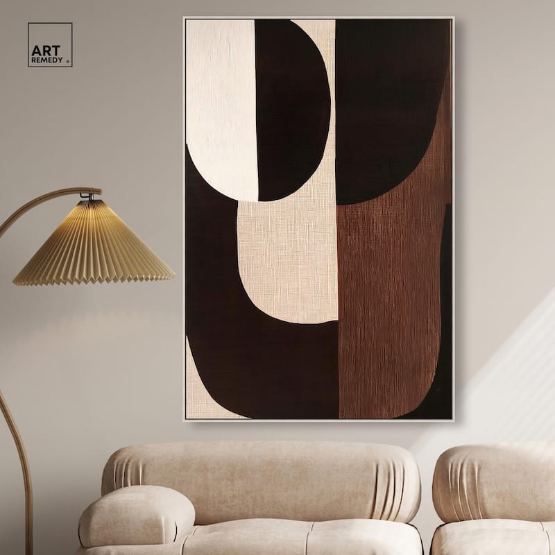 Quartet in Brown I Canvas by Art Remedy