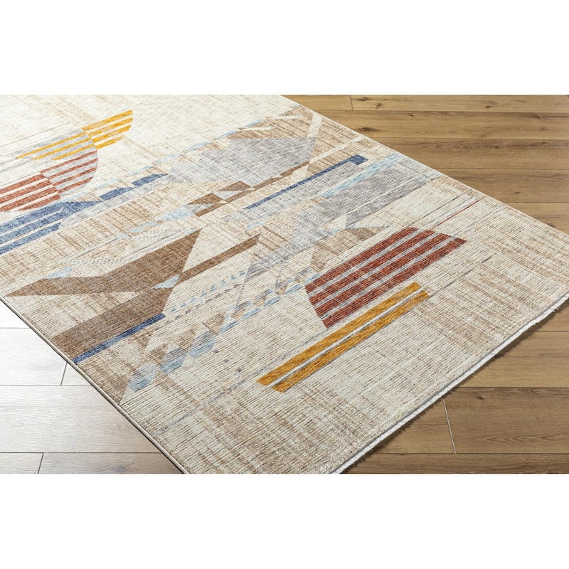 Livabliss Modern & Contemporary Usonia Geometric Area Rug