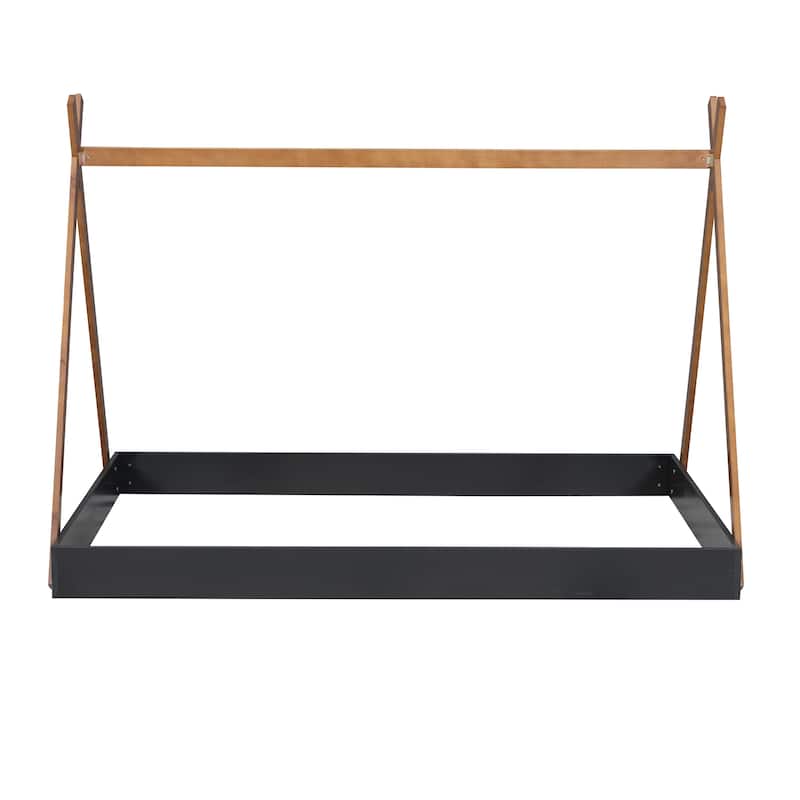 Wood Tent Floor Bed with Triangle Structure