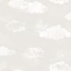 preview thumbnail 5 of 6, Galerie Wallcoverings Tiny Tots 2 Billowing Clouds Non-woven Matte Wallpaper Roll 33 feet x 21 inches - Greige
