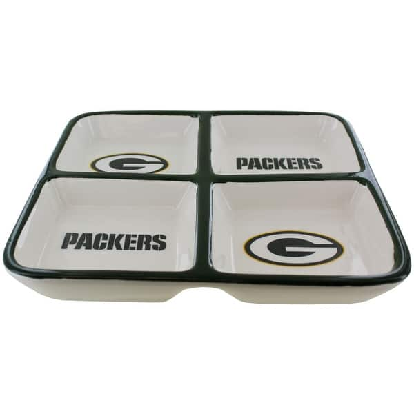 Green Bay Packers 4-Section Serving Tray - Bed Bath & Beyond - 35351678