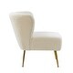 preview thumbnail 13 of 16, Side Chair with Metal Legs, Polyester Fabric Designed