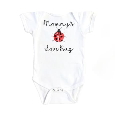 Ladybug Love Bug - Baby Boy Girl Clothes Infant Bodysuit Funny Cute Newborn