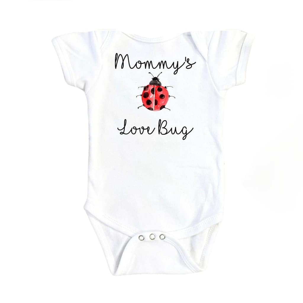 Ladybug Love Bug - Baby Boy Girl Clothes Infant Bodysuit Funny Cute Newborn
