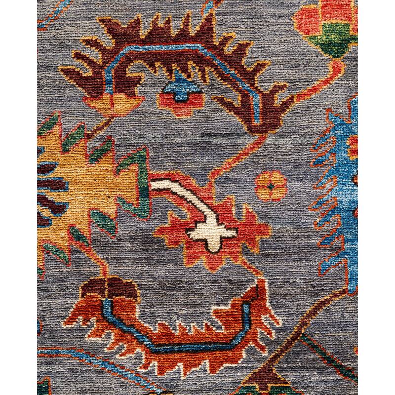 Serapi One-of-a-Kind Hand-Knotted Area Rug - Gray - 10' 0" x 13' 10"