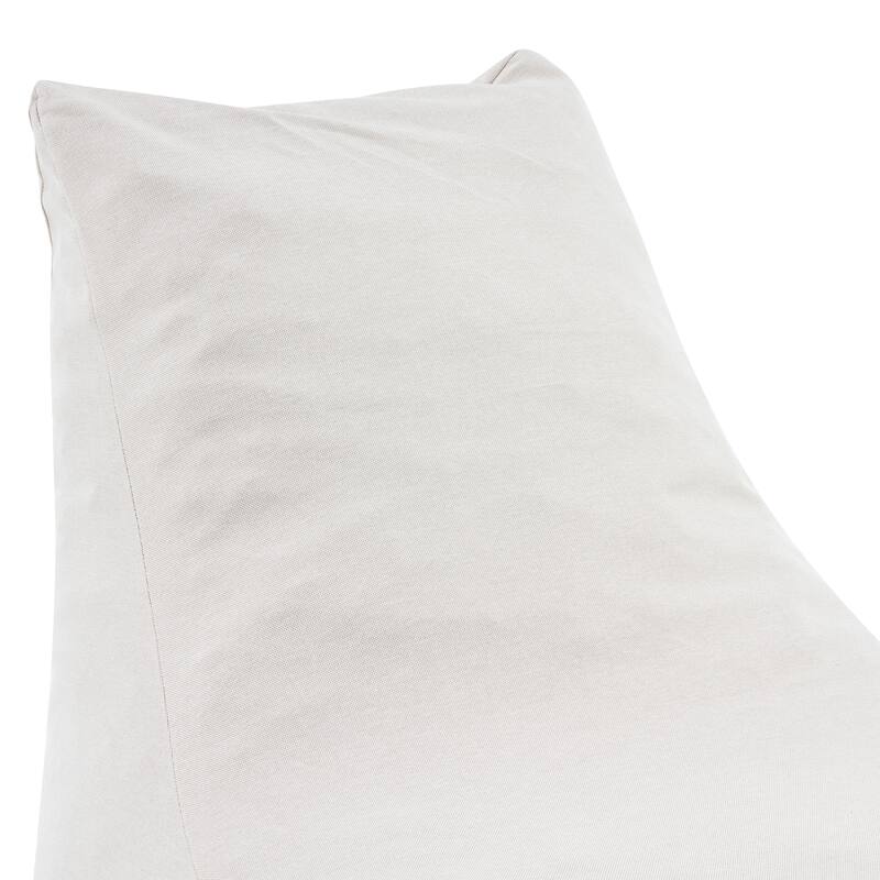 Christopher Knight Home - Lila Outdoor Patio Ergonomic Upholstered Bean Bag Chair with Shredded Foam Filled & Removable Cover