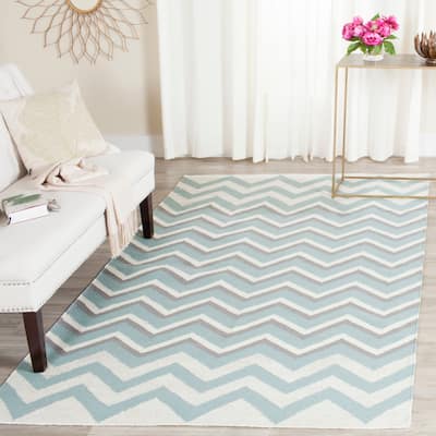 SAFAVIEH Handmade Flatweave Dhurries Refiqe Modern Wool Rug