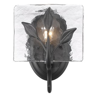 Golden Lighting Calla 1-light Wall Sconce in Natural Black
