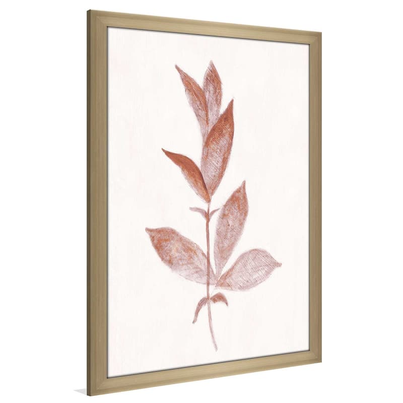 "Red Leaf II" by Tava Studios Print on Acrylic