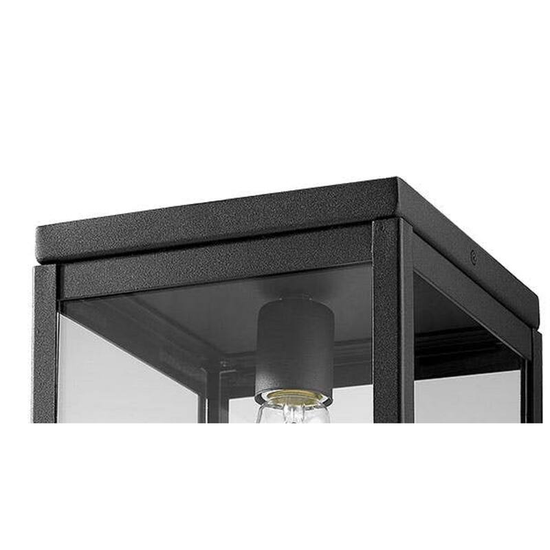 Simple Square Ceiling Outdoor in Black