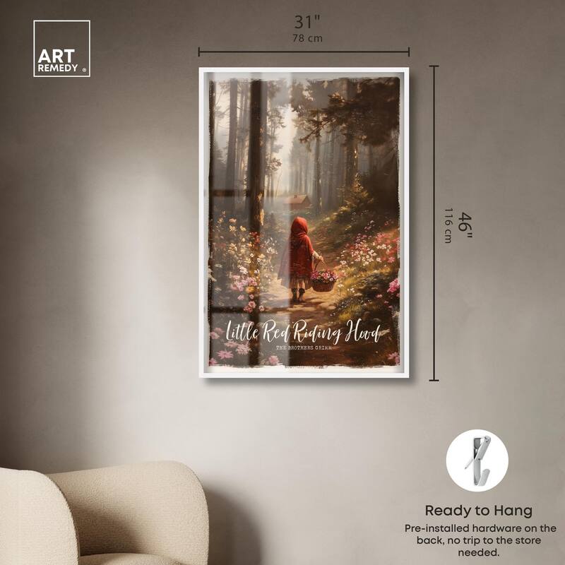 Classic Red Riding Hood Shadowbox by Art Remedy