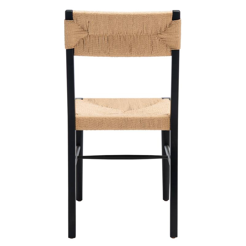 SAFAVIEH Couture Shazia Rattan Dining Chair (Set of 2) - 16.3" W x 21.3" L x 34" H - 16Wx21Dx34H