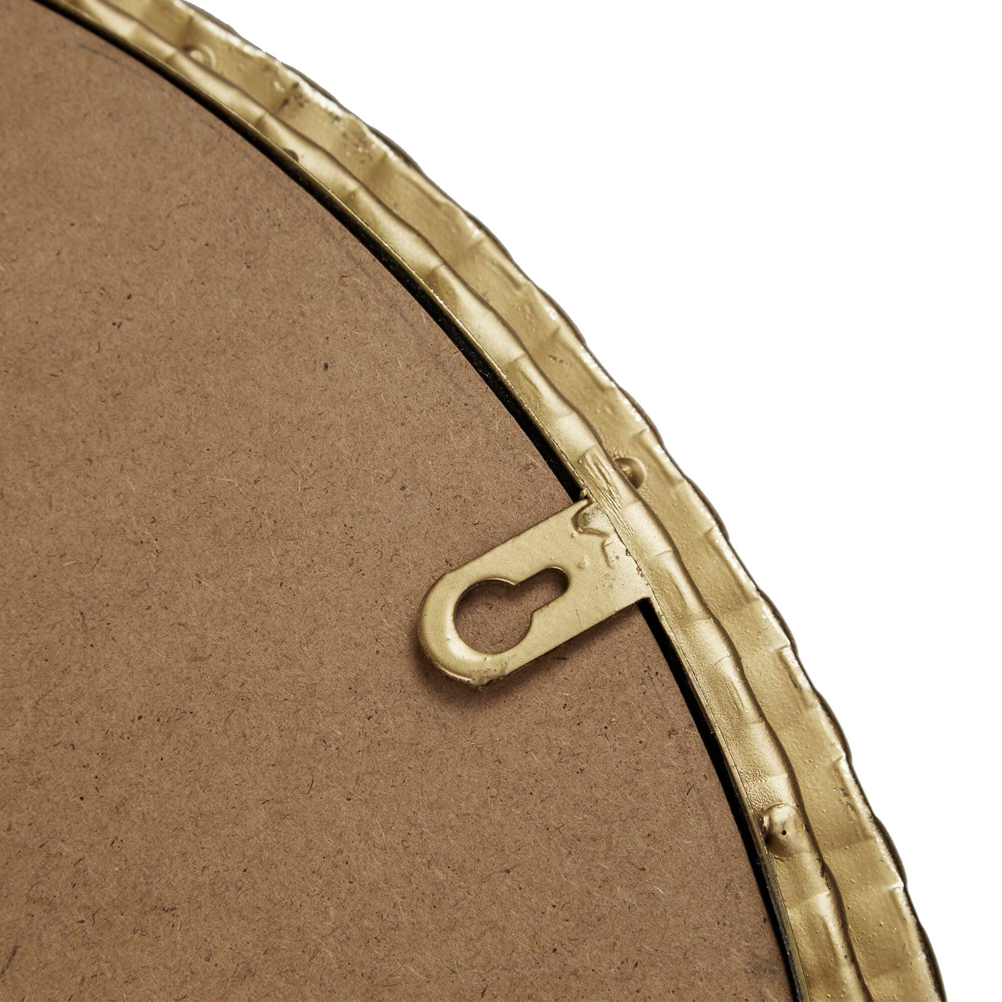 Madison Park Mia Gold Metal Arch Wall Mirror - Overstock - 40459346