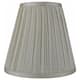 Option Pleated Cream Faux Silk