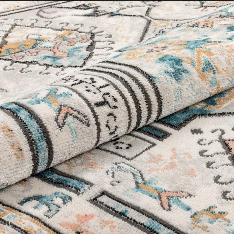 Well Woven Indira Valeria Medallion Geometric Area Rug