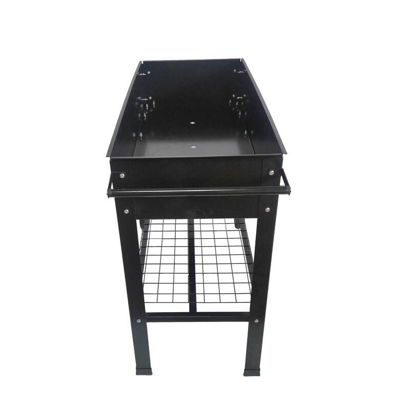 Metal Raised Garden Bed on Wheels for Outdoor Use