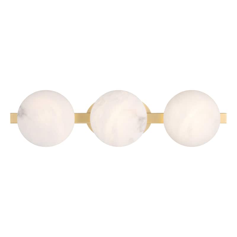 Minka Lavery 3593-L Zill 3 Light 24" Wide Bathroom Vanity Light - Lily Gold