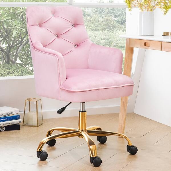 Ovios Cute Desk Chair Plush Velvet Office Chair For Girl Or Lady Modern Nice Vanity Chair And Task Chair With Gold Base On Sale Overstock 30234169 Kitchen counter with utensil prepared for cooking. mercer41