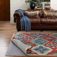 RugPadUSA - Dual Surface - 2'x4' - 1/4 Thick - Felt + Rubber - Non-Slip Backing Rug Pad - Safe for All Floors