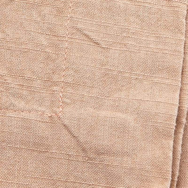 Threads Slub Blush Cotton Placemat, 19"L x 14.5"W, 2" Hem