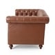 preview thumbnail 44 of 42, Brinkhaven Contemporary Button Tufted Loveseat with Nailhead Trim by Christopher Knight Home