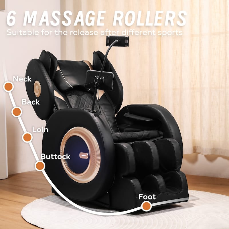 Massage Chair Recliner with Zero Gravity with Full Body Air Pressure
