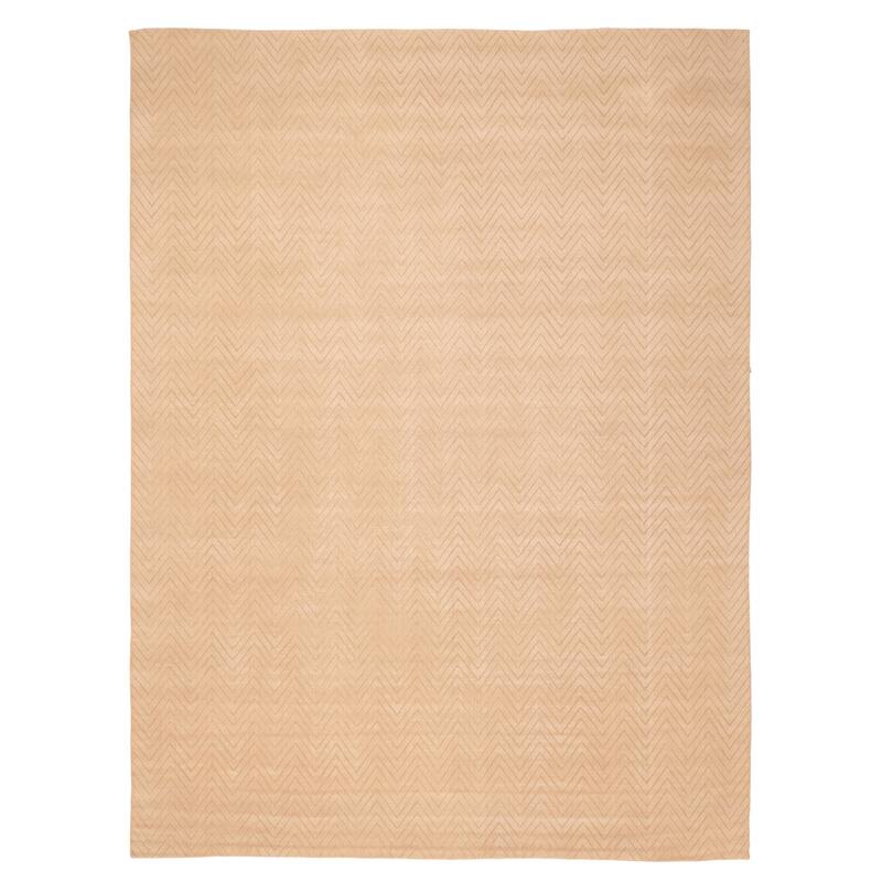 ECARPETGALLERY Hand Loomed Kashkuli Gabbeh Beige Wool Rug - 9'9 x 13'1