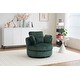 preview thumbnail 20 of 61, Oversized 360 Degreed Swivel Accent Chair Modern Soft Plush Corduroy Round Barrel Chair for Living Room Bedroom with Pillows