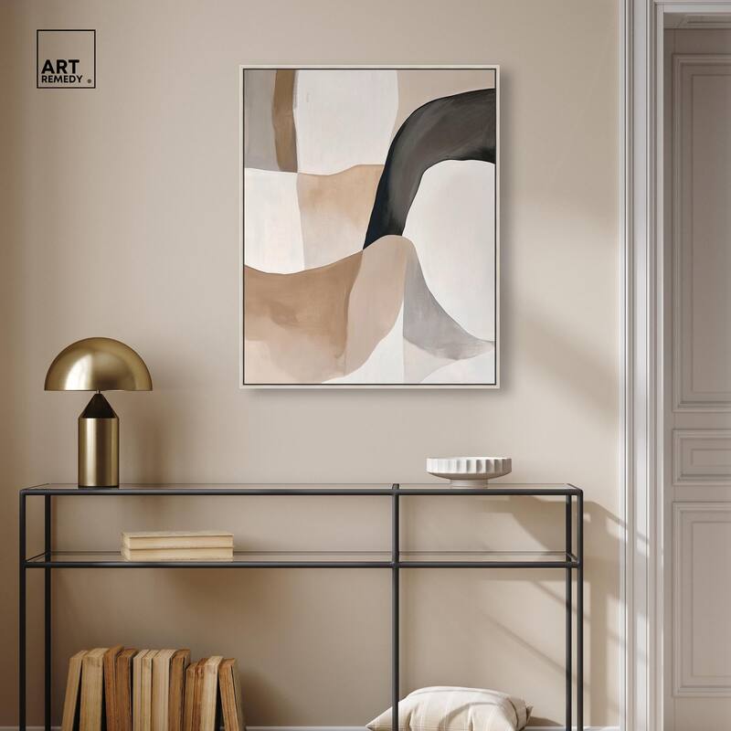 Curvilinear Composition I Canvas by Art Remedy