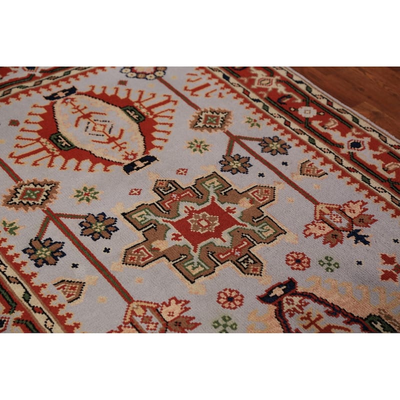 Khottan Oriental Accent Rug Handmade Wool Carpet - 3'11"x 5'10"