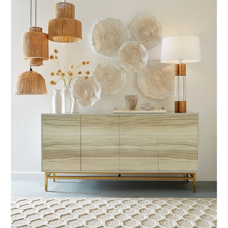 Elk Home Vickers White Earthenware 4.5 Inch Wide Vase