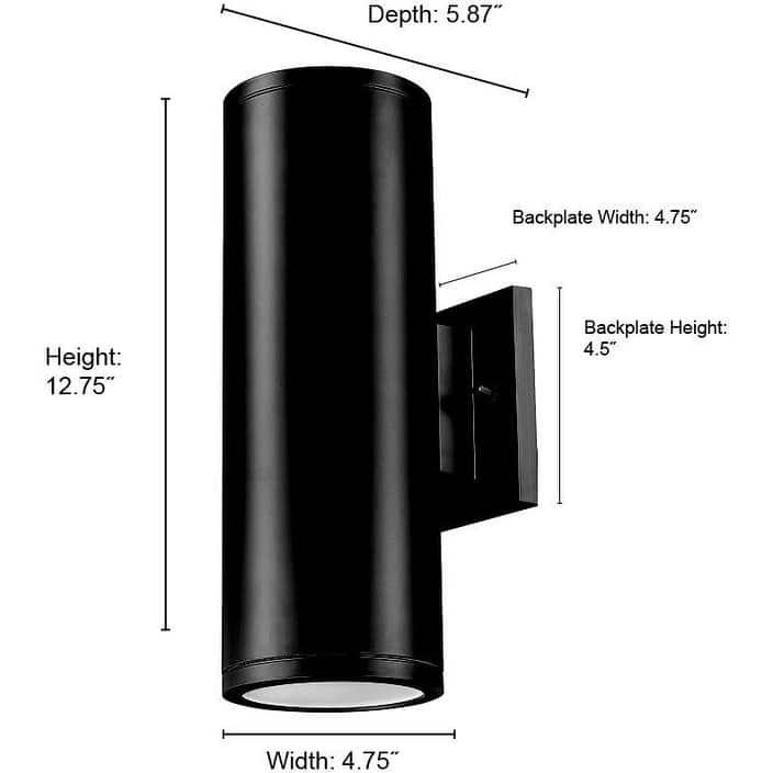 Millennium Lighting 42002 Vegas 2 Light 13" Tall Outdoor Wall Sconce