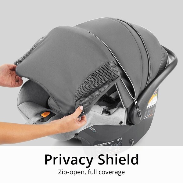 Chicco KeyFit 35 Zip ClearTex Infant Car Seat, Ash - Bed Bath