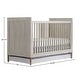 preview thumbnail 2 of 1, Beck 55" Wide Modern Cottage Crib, Willow Gray
