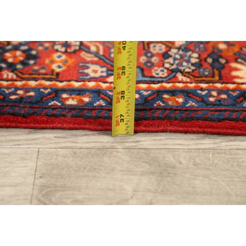 Vintage Vegetable Dye Tribal Bakhtiari Persian Area Rug Wool Handmade - 3'7" x 5'7"