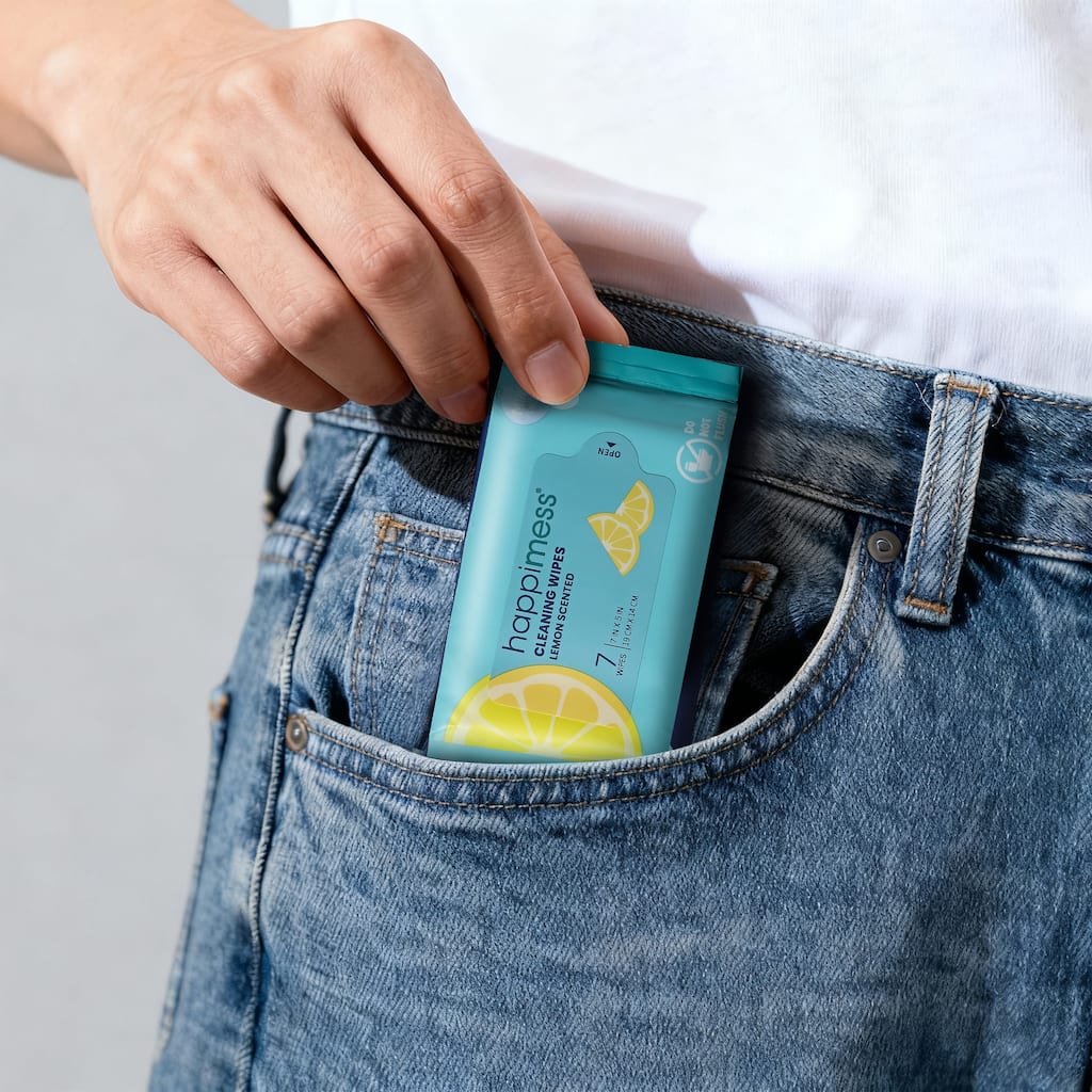 happimess, Compact Travel Multi Surface Heavy Duty Cleaning Wipes