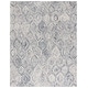 preview thumbnail 4 of 32, SAFAVIEH Handmade Ikat Madyson Wool Rug 8' x 10' - Silver/Grey - Rectangle