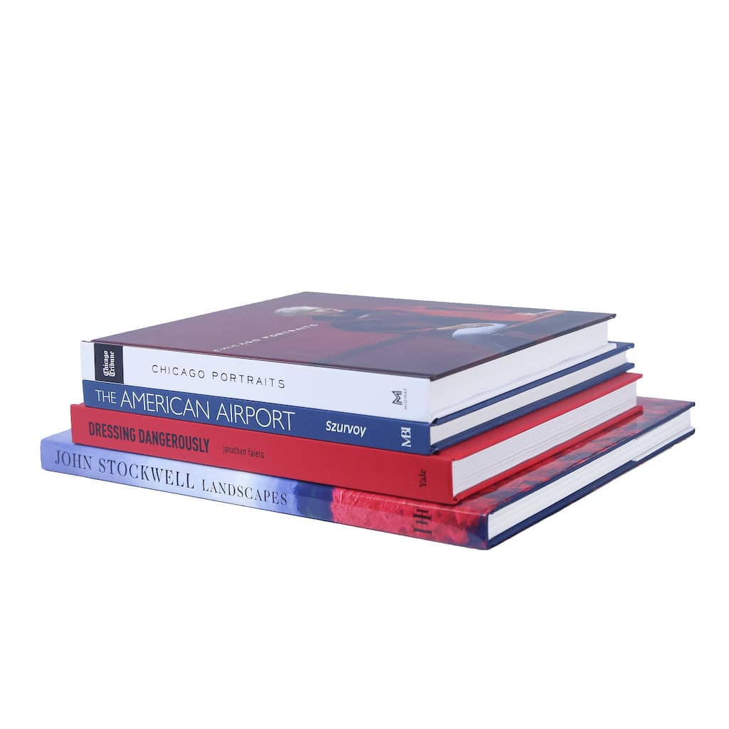 Books Red Decorative Accessories: Americana ColorStak