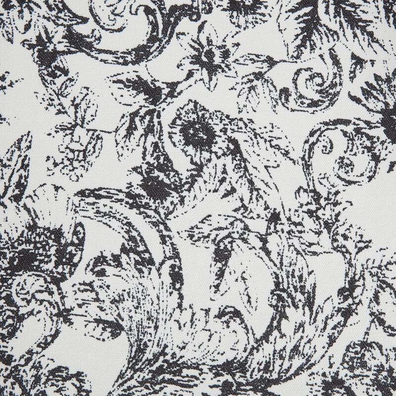 Striped Upholstered Linen Armchair with Brass Nailhead Trim