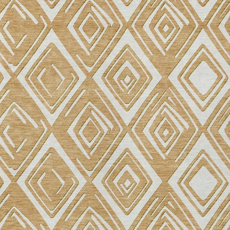 HomeRoots Geometric Transitional Rectangle Outdoor Rug