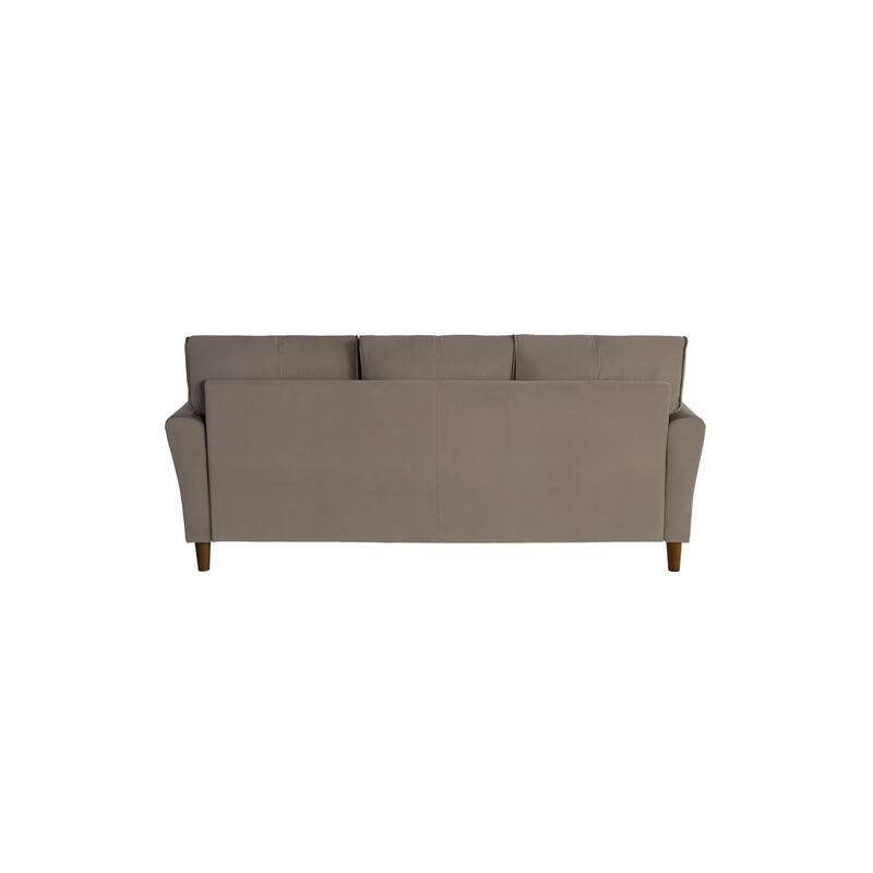 Ynes Brown Velvet Living Room Set