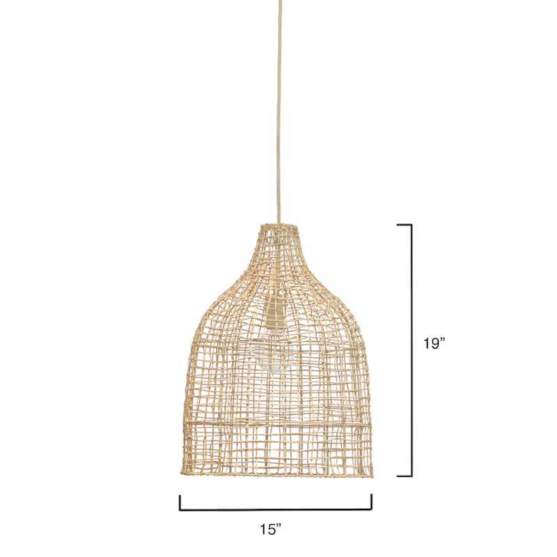 Alden Décor Willow Rattan Pendant