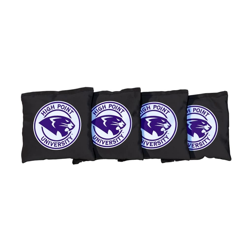 High Point University Black Cornhole Bags