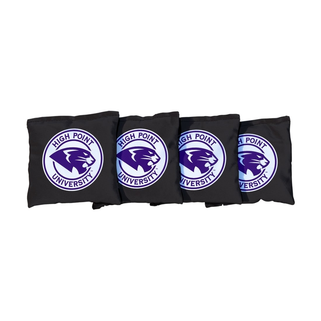 High Point University Black Cornhole Bags