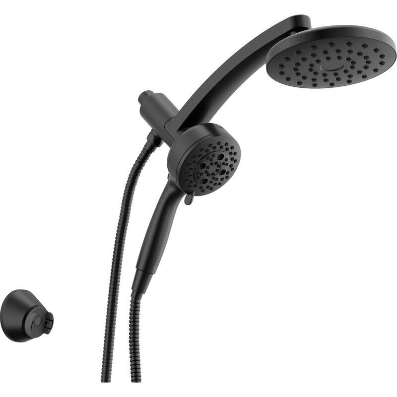 Delta 58600-25 PivotPro 2.5 GPM 3-in-1 Shower Head and 7 Setting Hand - Matte Black