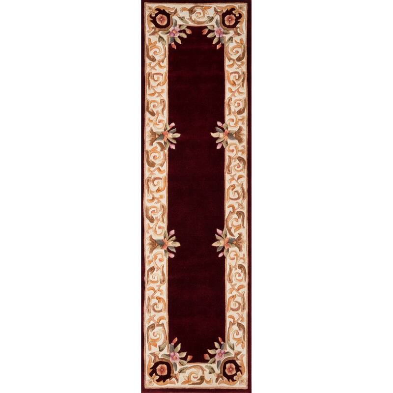 Momeni Harmony Hand Tufted Wool Traditional Floral Area Rug